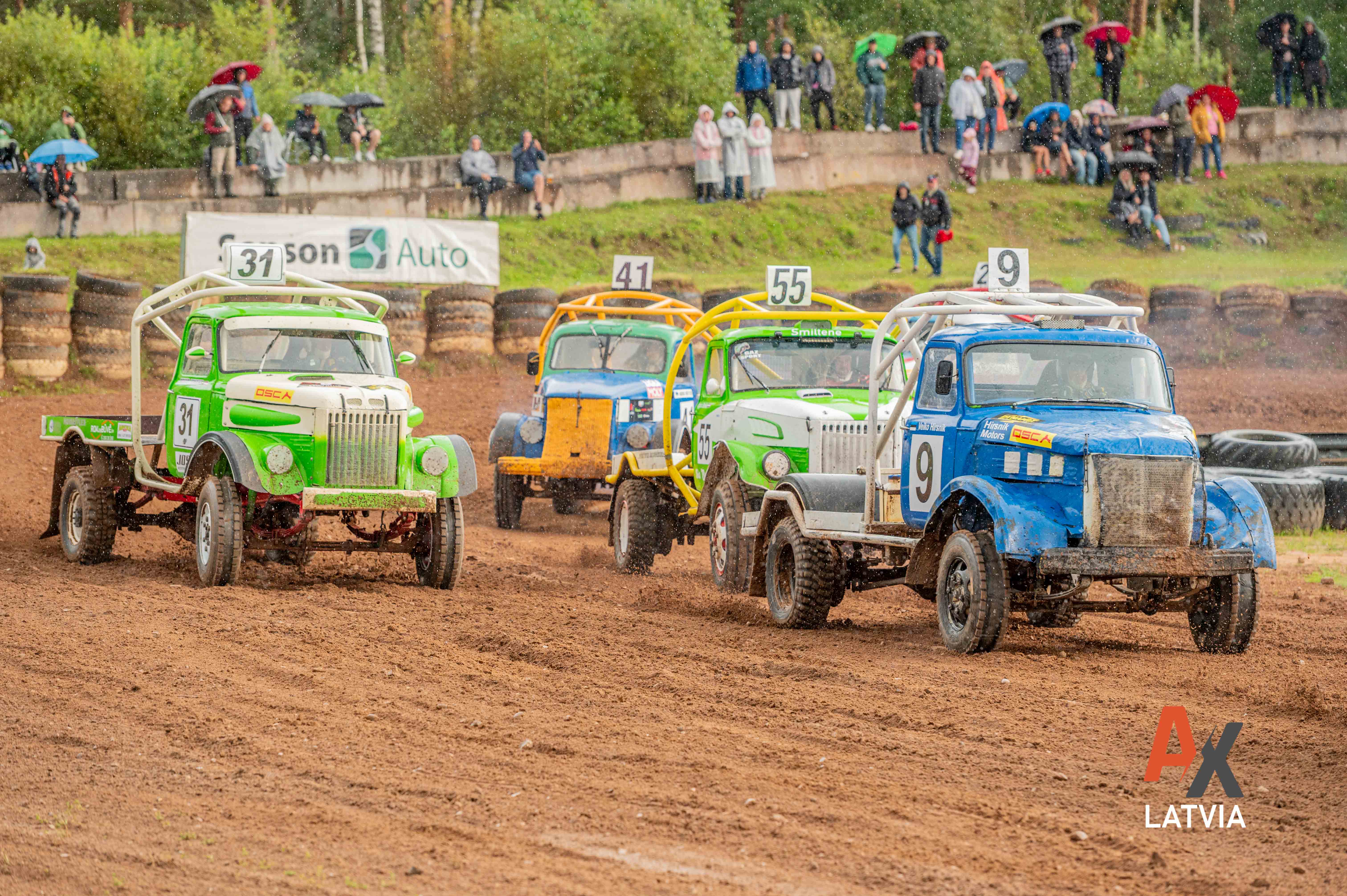 Photo: axlatvia.lv Latvian Autocross Championship in Smiltene: Tepera Track Sets Record Entry for Round 5