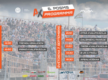 Latvijas autokrosa čempionāta fināla posma programma