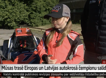 Mūsas trasē Eiropas un Latvijas autokrosā čempionu salidojums, intervija