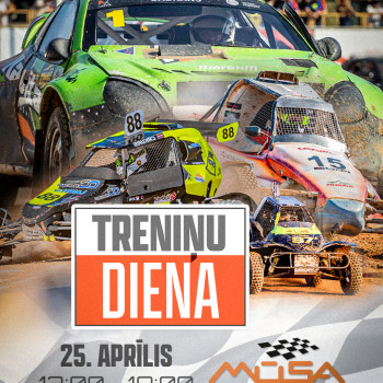 Gatavojamies sezonai: 25. aprīlī Mūsas trasē norisināsies treniņu diena