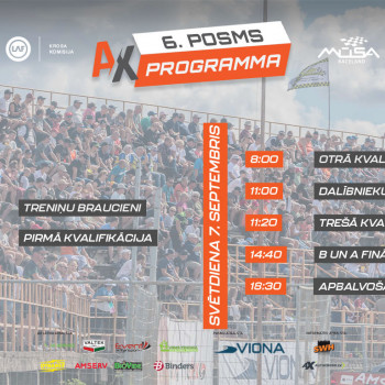 Latvijas autokrosa čempionāta fināla posma programma