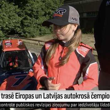 Mūsas trasē Eiropas un Latvijas autokrosā čempionu salidojums, intervija